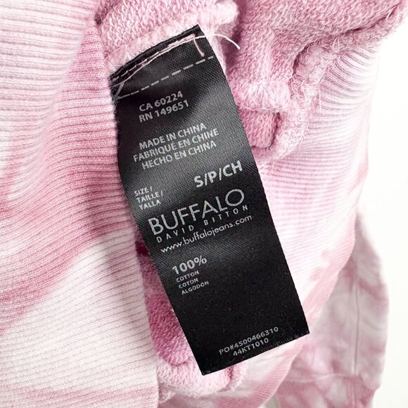 Buffalo David Bitton Pink Tie Dye Pullover Sweater Size Small Crewneck - Picture 2 of 5